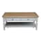 International Concepts Rectangle Vista Coffee Table, 48 W, 28 L, 20 in H, Wood, Hickory/Stone OT41-15C - alternate 8